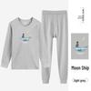 Men's Cotton Thermal Underwear Set for Autumn & Winter – Youth Round Neck Antibacterial