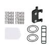 Cycling Number Mount PVC Bike Race Number Plate Holder Road Bicycle Bracket Lightweight for Competition Events