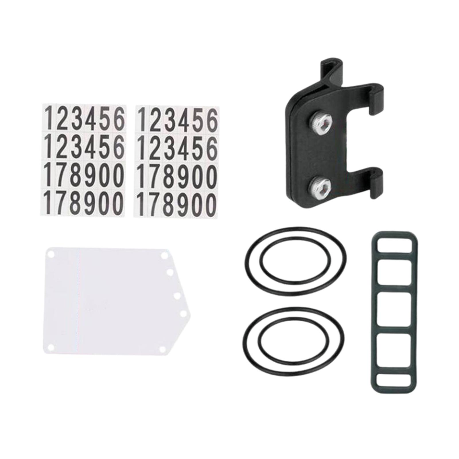 Cycling Number Mount PVC Bike Race Number Plate Holder Road Bicycle Bracket Lightweight for Competition Events