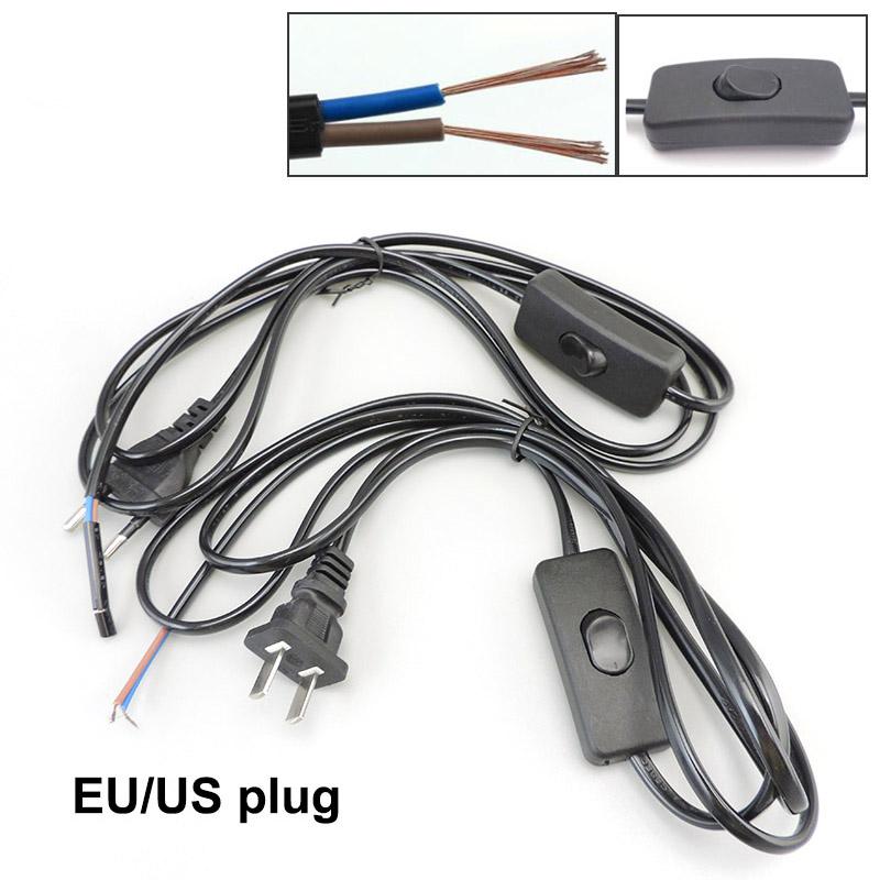 303 Pornire/oprire sursă de alimentare CA Online Conector de prelungire UE Cablu electric Cablu fir pentru iluminat LED de birou reparație bricolaj
