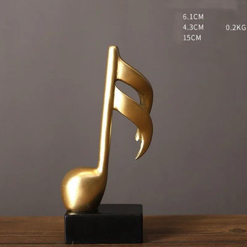 Harz Musiknotenmodell Dekoration Wohnzimmer Weinschrank TV-Schrank Büroschreibtisch Dekoration Kunsthandwerk Schaufensterausstellung Szenendekorationszubehör