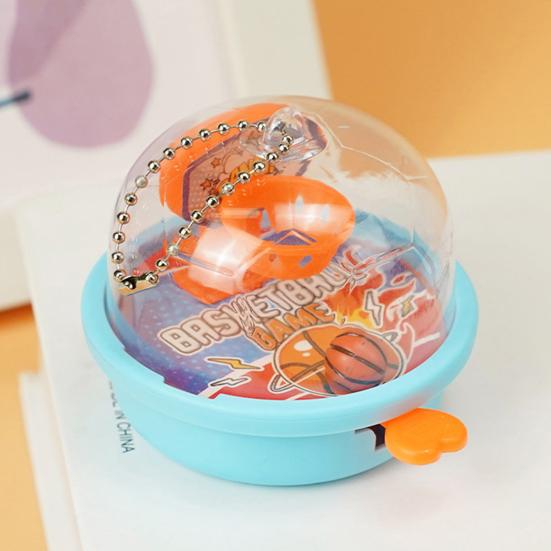 Mini Finger Basketball Shoot Game Handheld Desktop Basketball Hoop Game Machine Push Basketball Launching Toy Toddlers Party Favors