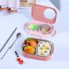 1 Pcs Portable Bento Boxes New 1000ml with Soup Bowl Stackable Lunch Container 304 Stainless Steel Snack Box Container Adult