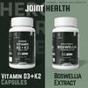 Heroot Gelenkwohlbefinden Kapsel-Kombi | Boswellia-Extrakt & Vitamin D3 + K2