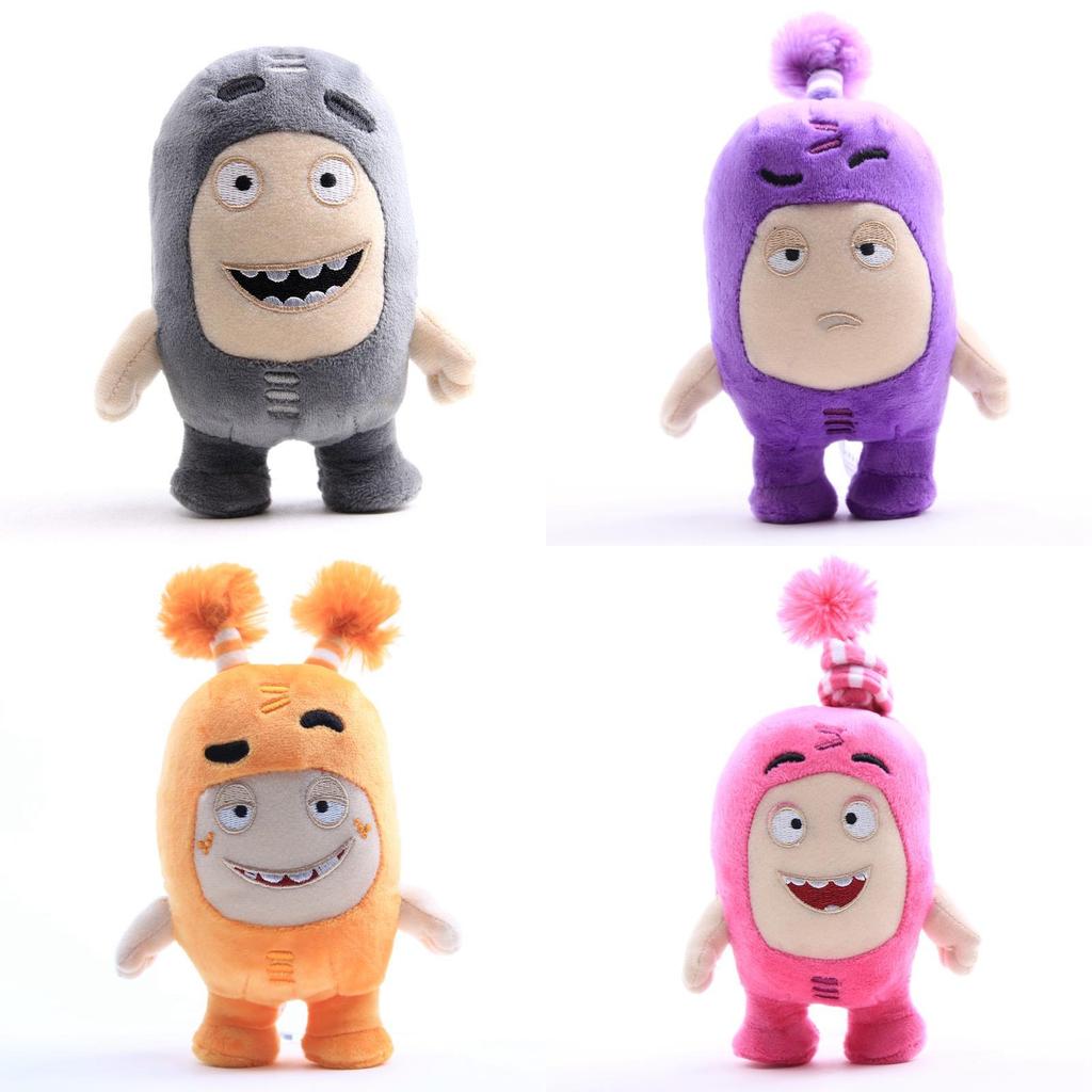 Oddbods 18cm Plush Soft Cuddly Toy Newt Bubbles Pogo Zee Jeff Fuse Slick For Cozy Comfort