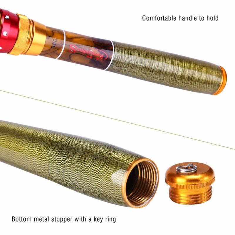SOUGAYILANG 1.8-3.6M Telescopic Fishing Rod Carbon Fiber Fishing Spinning Fishing Pole Fishing Tool