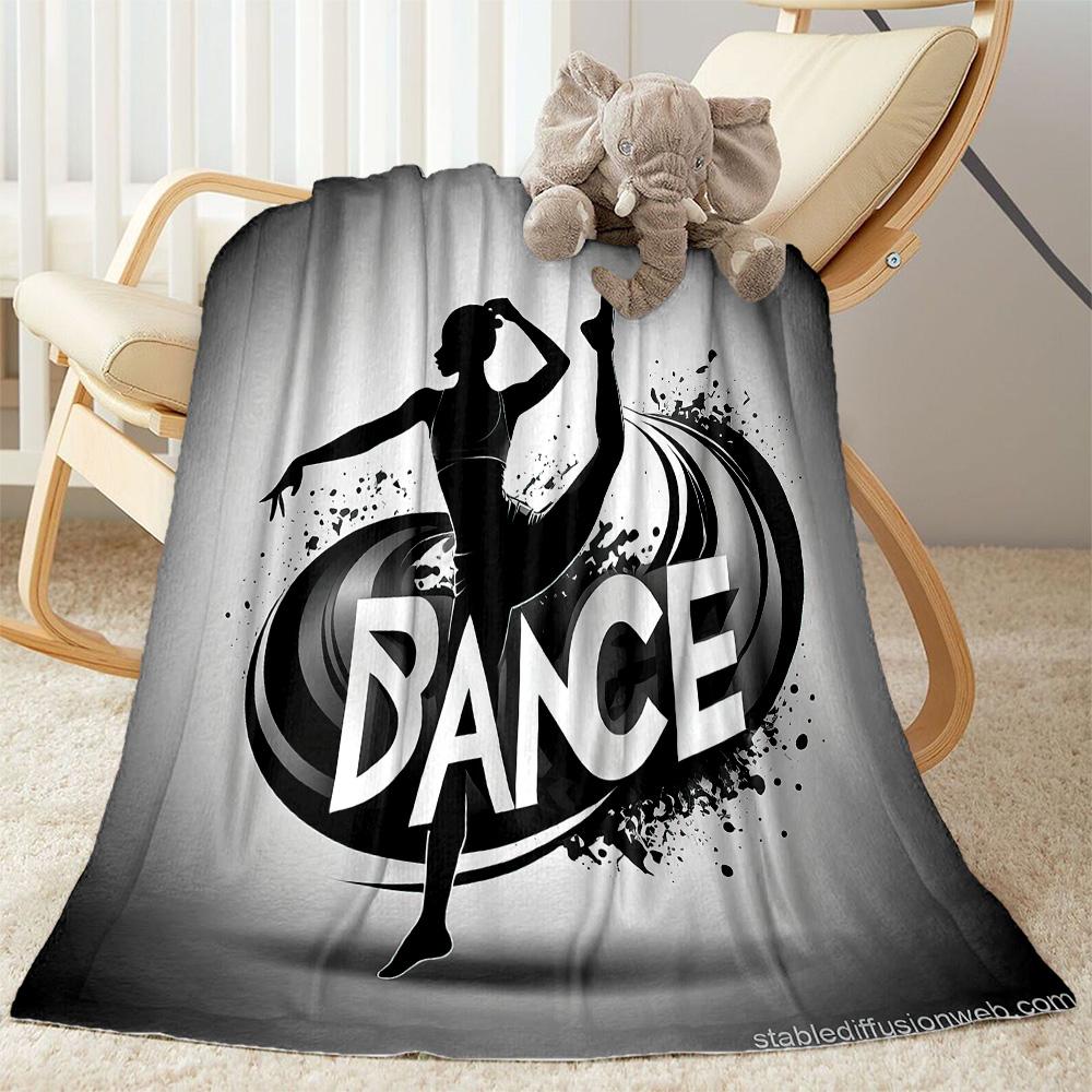 Dance Dreams In Motion Blankets Are Suitable for Living Rooms, Bedrooms, Camping, and Other Places, Making Them an Ideal Choice for Gifts.