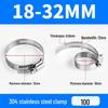 304 Stainless Steel Quick-Install Hose Clamp for Gas Pipes