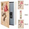 Decorative Book Safe Box With Password Lock, Vintage Faux Book Hidden Safe For Decoration, Diversion Book