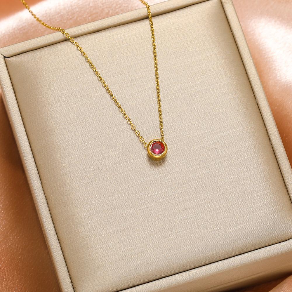 10pcs Stainless Steel 6mm Round Zircon Loose Spacer Beads for Jewelry Findings DIY Necklace Bracelets Supplies Earrings Making