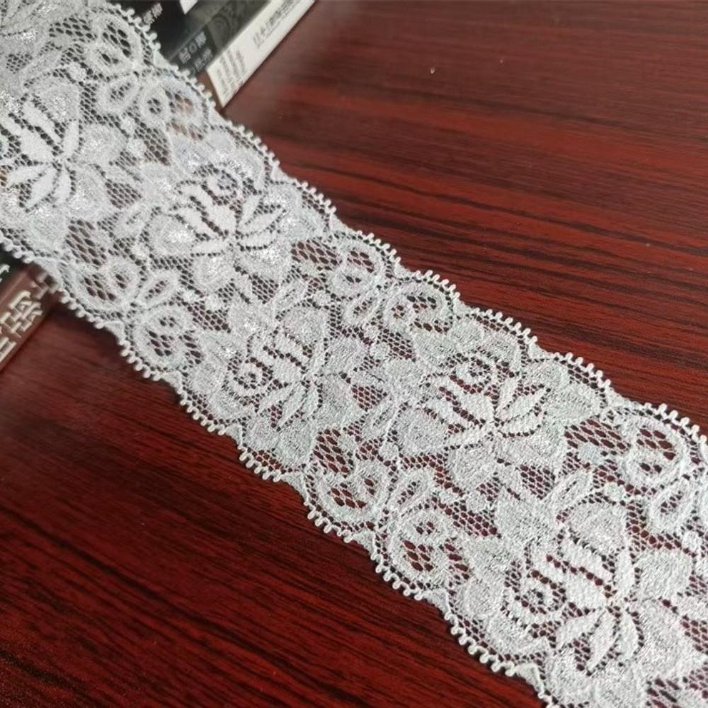 10 Yards Floral Lace Trim 2.36 Inch Wide Gift Wrapping Ribbon New Bridal Lace Ribbon For Sewing