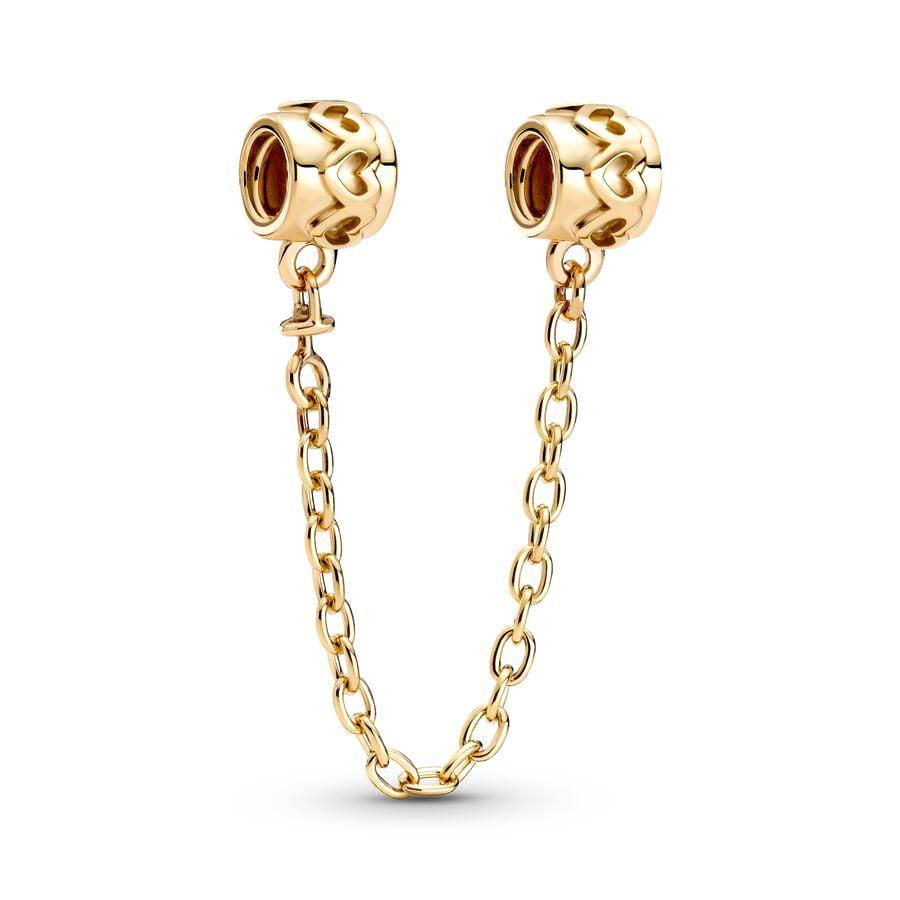 Miniso Sparking Safety Chain Clip Charm Bead Charms Dangle Authentic Snake Compatible With copper Bracelets Necklaces Bead Ideal For Diy Jewellery Wom
