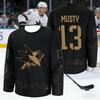 Maglia da Hockey su Ghiaccio da Uomo con Logo Squalo Stampato in 3D, Traspirante e Asciugatura Rapida, Top a Maniche Lunghe per Appassionati Entusiasti Bambini