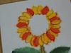 Craft Unevenly Dyed Washi Paper and Collage Wall Hanging Kit "Sunflower"