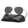 New Arrivals Pilot Sunglasses Men Polarized Metal Frame G15 Driving Double Bridge Sun Glasses
