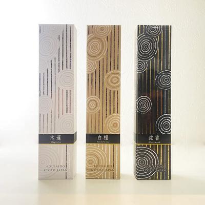Kosaido Incense Hyakuraku Standard Zestaw 3 Popularne Sandałowiec Agar Magnolia