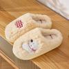 Cute Cartoon Cotton Slippers Autumn and Winter New Indoor Home Couple Thick-soled Warm Plush Cotton Shoes