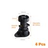 Cabinet Legs Plinth Feet Set of 4 Adjustable for Easy Furniture Leveling