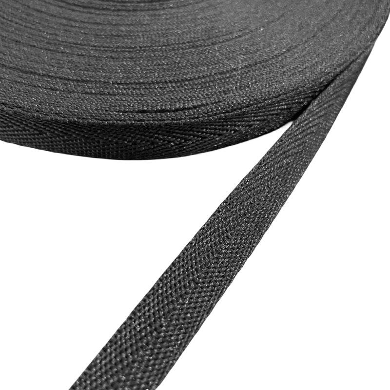 

Сетчатый шелковый ремешок с узором «елочка» 1 см-2,0 см черно-белая тесьма для одежды, обуви, багажа из полиэстера 1.5CM herringbone pattern black