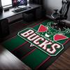 Bucks Team Logo Artwork Rug Office Carpet Non-Slip Mat, Chair Rug Floor Covering for Gaming, Bedroom, Living Room , Home Decor Christmas Gift