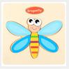 1pc 14.7cm/5.79in Wooden 3D Puzzles Jigsaw Game Cartoon Animal Pattern Kids Montessori Early Educational Toys for Children