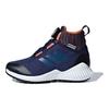 Adidas Fortatrail Boa Wide High-Top Running Shoes Kids Sneakers Blue Black CM8492