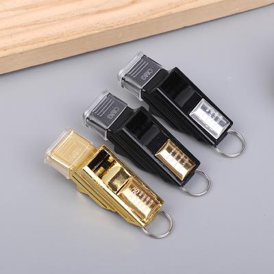 Professional Football Referee Whistles With Lanyard Box Big Sound Plastic Whistles Basketball Whistles Coach Equipment