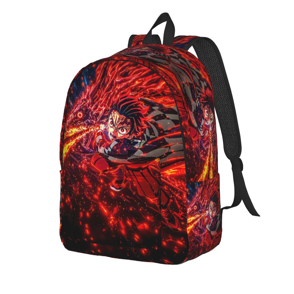 Fashion Demon Slayer Backpack shounen manga Mochilas Harajuku Design Office Work Large Capacity Rucksack