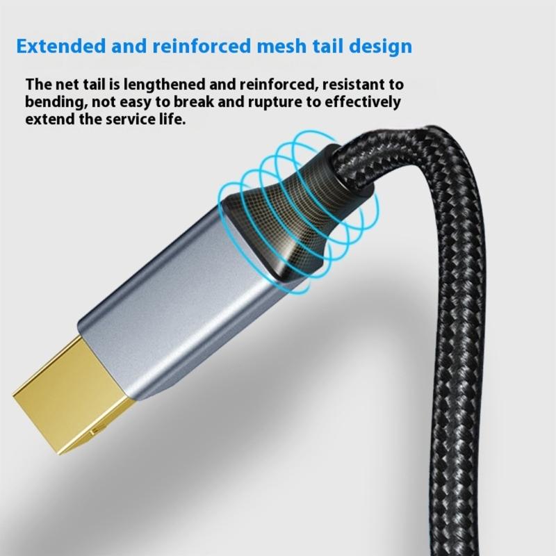 USB C Printer Cable Type C to USB B Printer Cable Mobile Phone Printing Cable Suitable For Printer Connection Cable