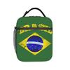 Brazil Soccer Brazilian Football Product Insulated Lunch Bags For Travel Food Container Portable Thermal Cooler Lunch Box