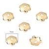14K Gold-Filled Copper-Plated Flower Bead Cap Spacer for Jewelry Making