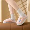 2025 New Cotton Slippers Couple Autumn and Winter Non-slip Home Indoor Thick Bottom Warm Plush Cotton Drag Men