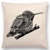 New Ornate Brave Animals Totems Free Beast Faith Tattoo Prints Cushion Cover Sofa Throw Pillow Case Owl Elephant Shark Bear
