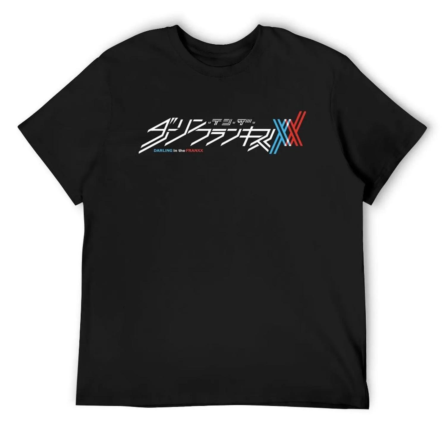 Darling in The Franxx Японское название Футболка Эстетичная одежда летняя одежда винтажная одежда облегающие футболки для мужчин S