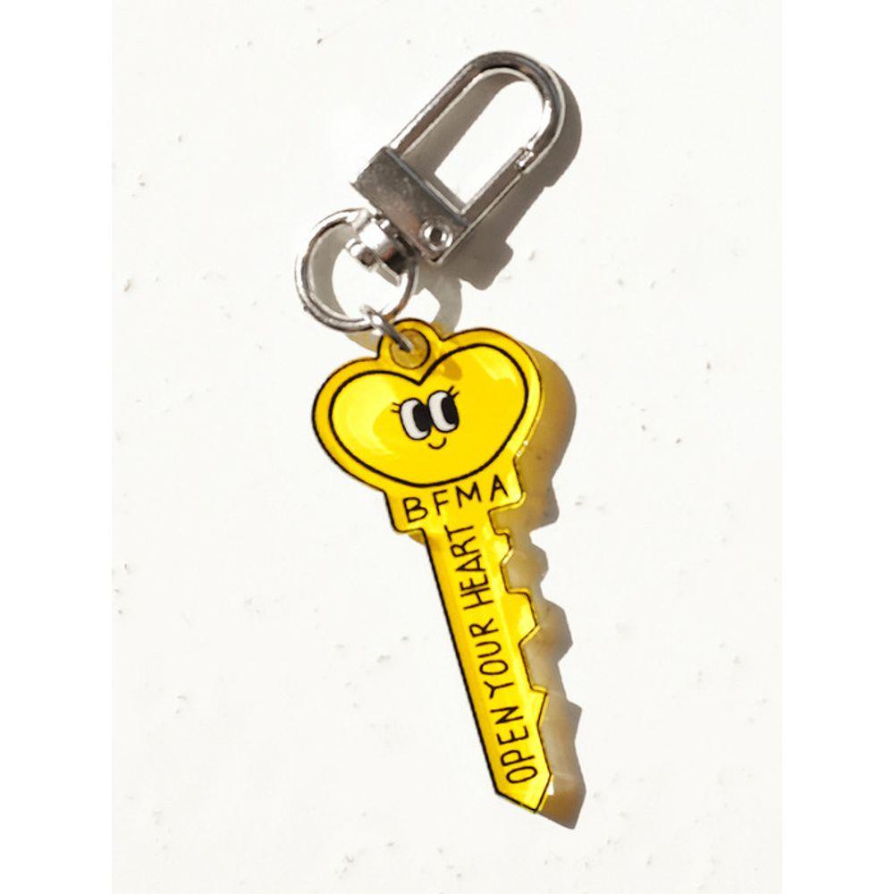 BALLOON FRIENDS MESSY ADVENTURE BFMA Открытое Сердце Ключ Акриловый Брелок BFMA Open Heart Key Acrylic Keyring