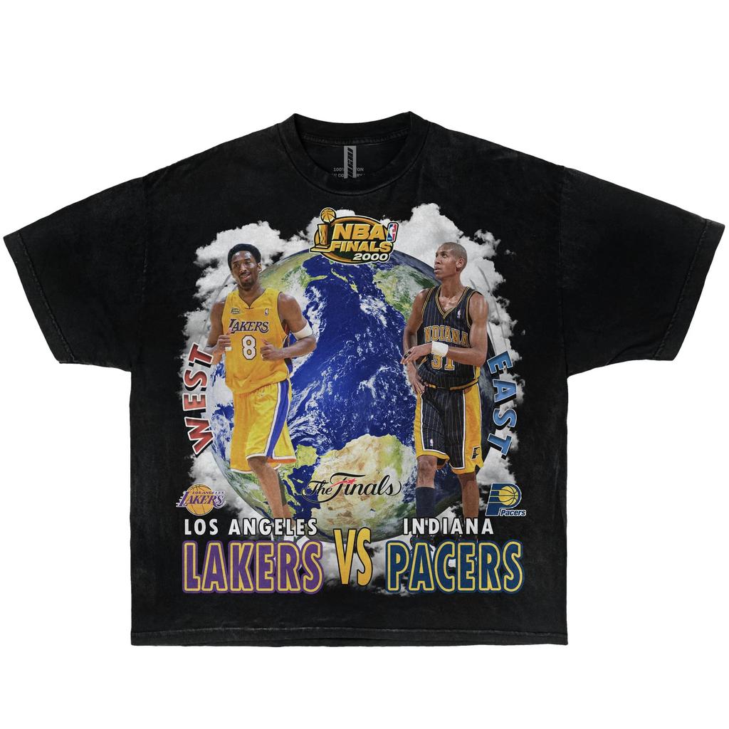 2001 Lakers Vs 76ers Kobe Bryant Allen Iverson Boxy Vintage Basketball Shirts
