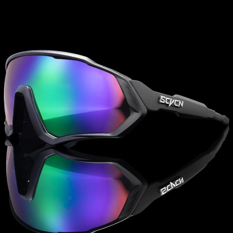 Attractive Glasses Men's Scvcn Cycling Glasses Uv400 Sunglasses Mtb Bicycle Bike Goggles Sports Eyewear For Runing Riding Fishing Hiking Drving Wo