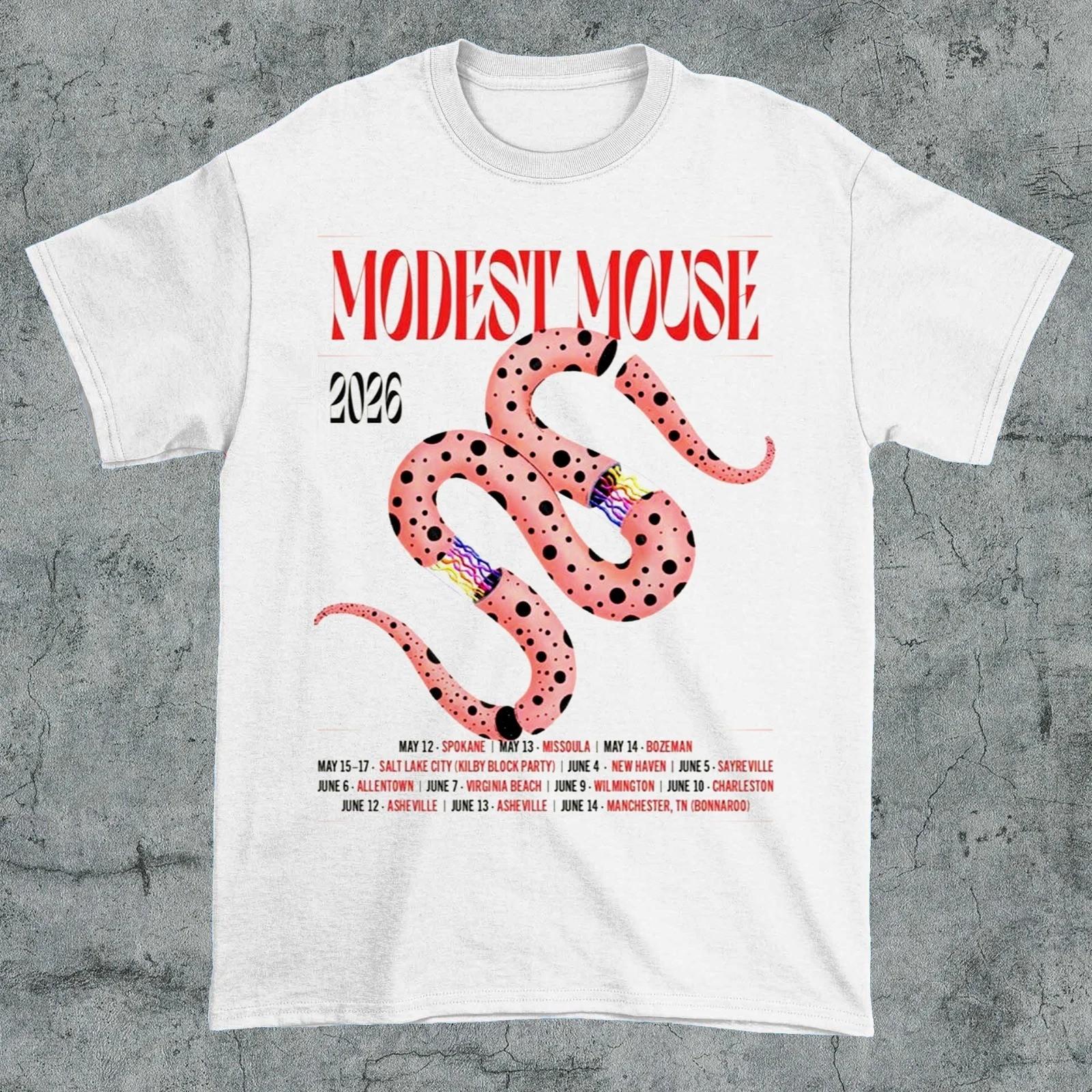 Modest Mouse On Tour 2026 Poster T Shirt Full Size S-5XL BL2034 XL