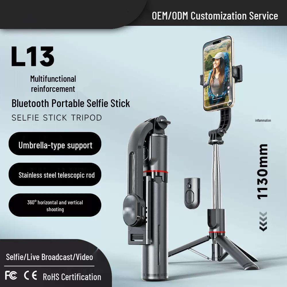L13 Bluetooth Selfie-Stick & Ausziehbarer Stativständer für Mobiltelefone