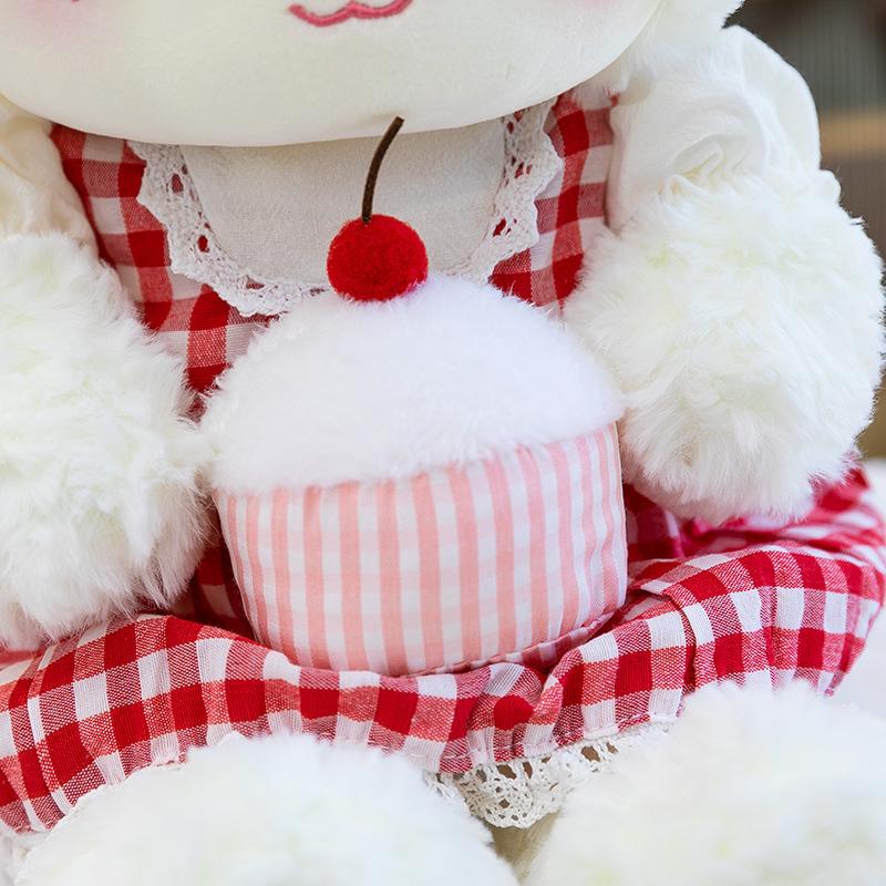 New Super Cute Birthday Cake Lamb Cloth Doll Children's Toy Doll