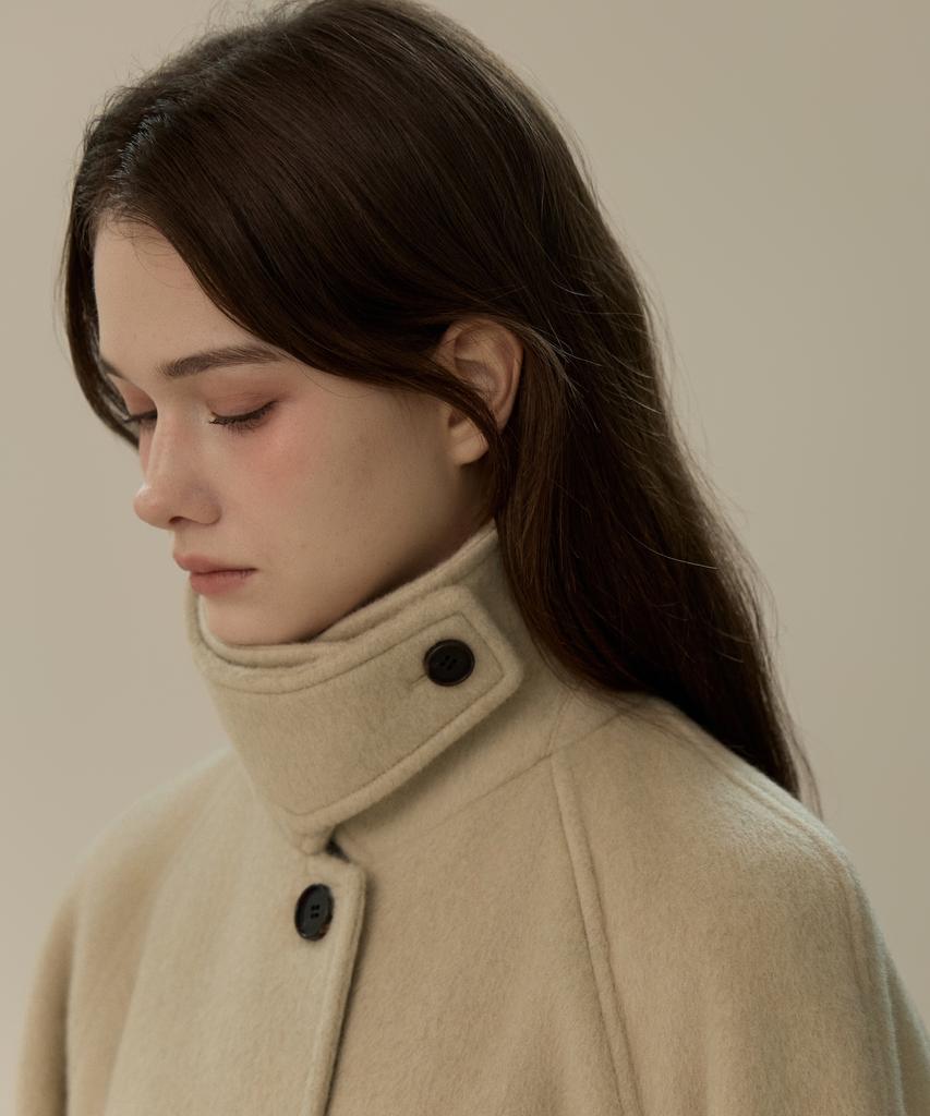 ELLIOTI Shelter Wool Half Coat_2Color