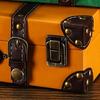 Elegante Vintage-Aufbewahrungstruhe Mit Holzverstärkung Und Ergonomischen Tragegriffen Moderner Klassischer Aufbewahrungskoffer