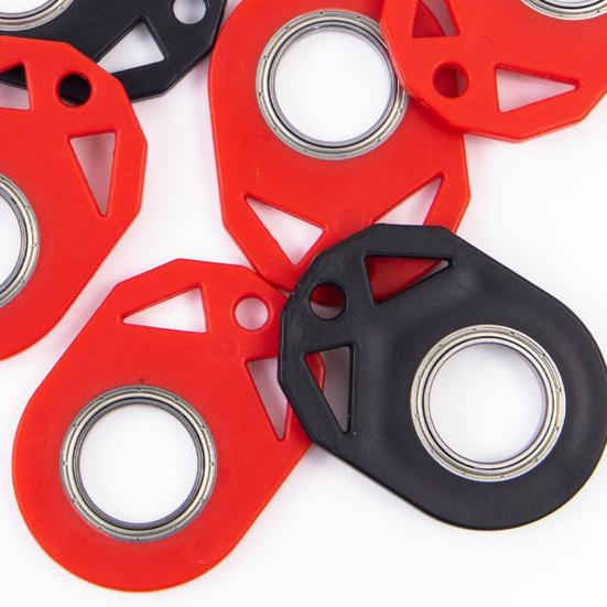 Portachiavi Spinner da Dita per Impieghi Gravosi Sollievo da Stress Ansia Portatile da Viaggio Bambini Adolescenti Adulti EDC Mini Anello in Metallo Giocattolo Rotante Regalo di Compleanno