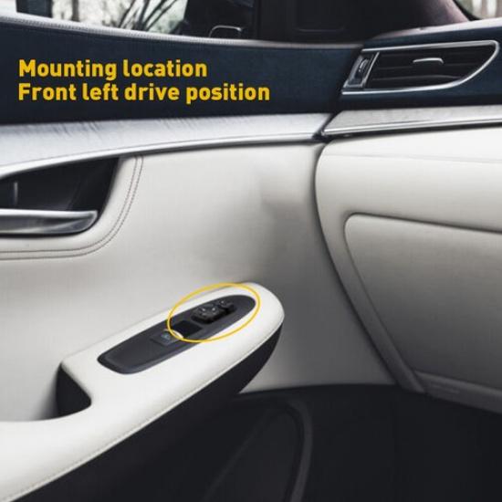 Left Door Lock Mirror Switch Driver for Sierra GMC Chevy Silverado 1500 2500 EOA