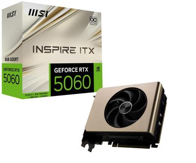 Placă Grafică MSI GeForce RTX 5060 8G INSPIRE ITX OC VD9188