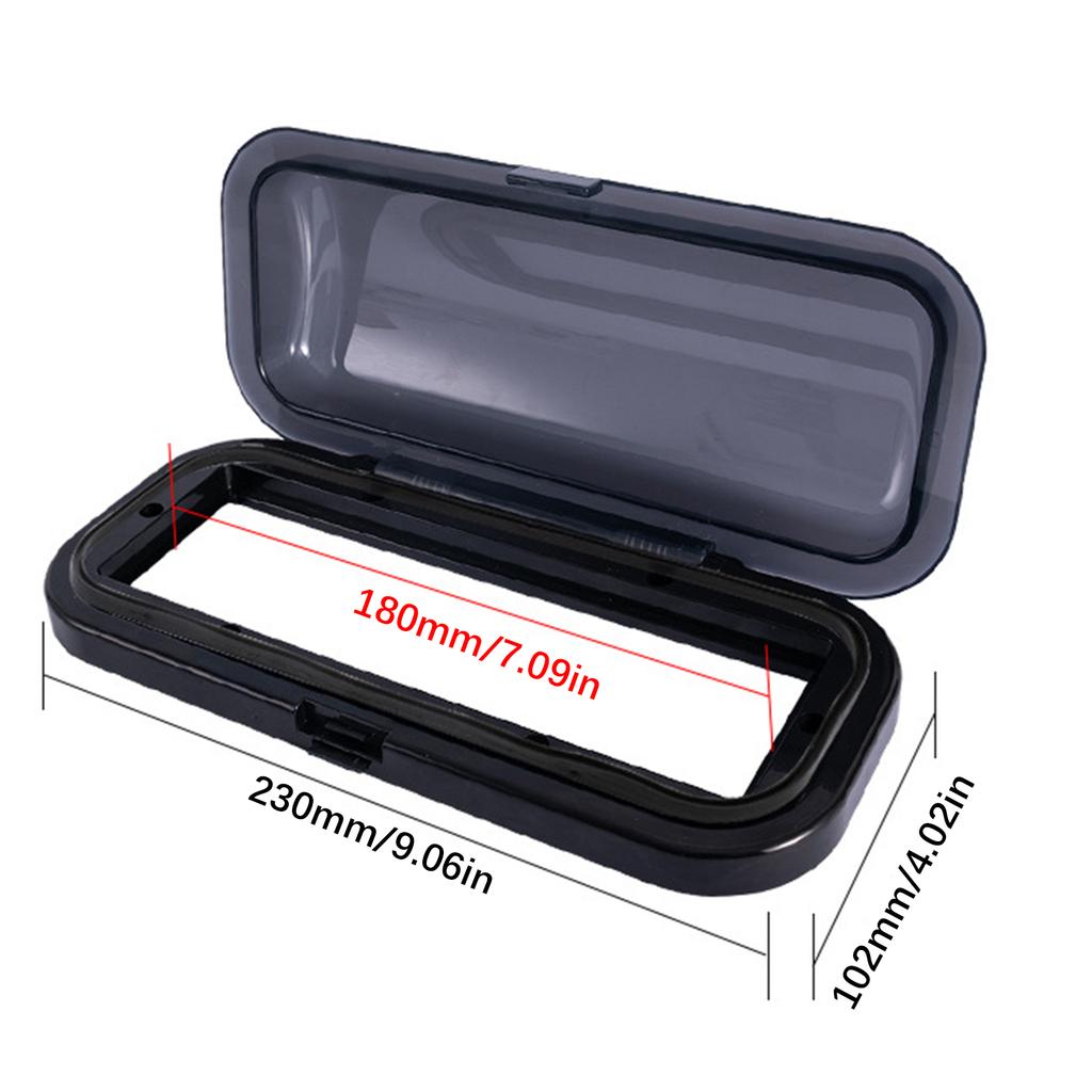 Universal Waterproof Cover for Marine Devices Simple Screw Mount Installation Secure Attachment 9x4inch