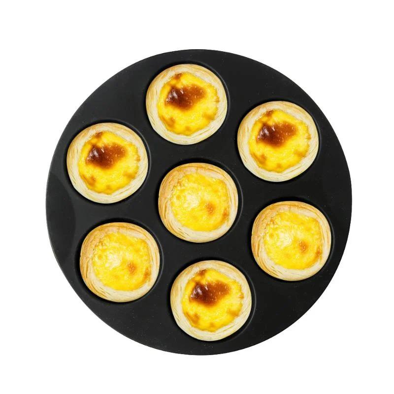 7/8'' Silicone Cake Cups Air Fryer Accessories Round Muffin Cup Mold Microwave Oven Baking Mold Baking Tray Cake Pan