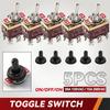 5x Rocker Toggle Flick Switch ON/OFF/ON 15A/250V 20A/125V DPDT Waterproof Heavy Duty Momentary Toggle Switch For Cars Boats Etc
