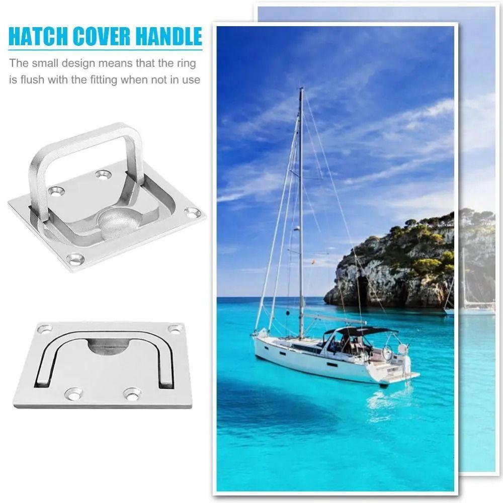 

Handle Ring Flush Lift Ring Stainless Steel Hatch Cover Handle Boat Hatch Handle Boat Accessories