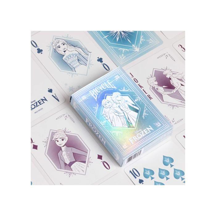 Jeux de société-jeu de cartes - bicycle - la reine des neiges